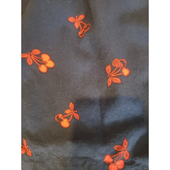 Torrid Shorts Womens Cherries Elastic Waist Plus Sz 3 Pull On Pockets Navy 22/24 - Picture 2 of 7